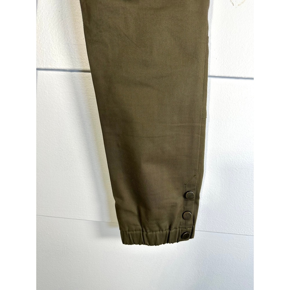 Veronica‎ Beard Field Cargo Pants Crop womens 8 olive green twill - Picture 6 of 10